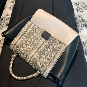 Snake skin style large handbag, purse, travel bag, wallet